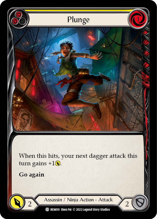 Plunge (Yellow) [BEN019] [Outsiders Benji Blitz Deck]