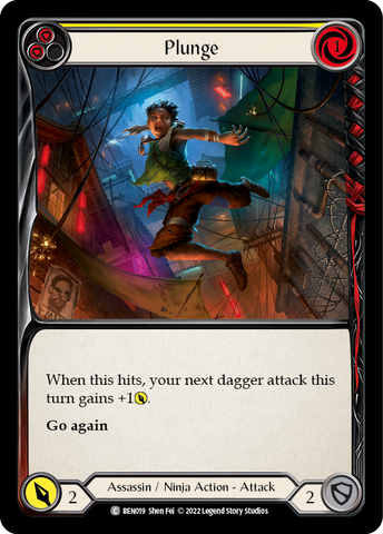 Plunge (Yellow) [BEN019] [Outsiders Benji Blitz Deck]