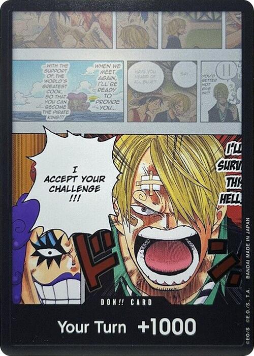 DON!! Card (Ivankov & Sanji) (Double Pack Set Vol. 3) (OP06-DON) [Wings of the Captain]