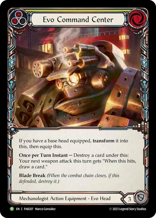 Evo Command Center [FAB207] (Promo) Rainbow Foil