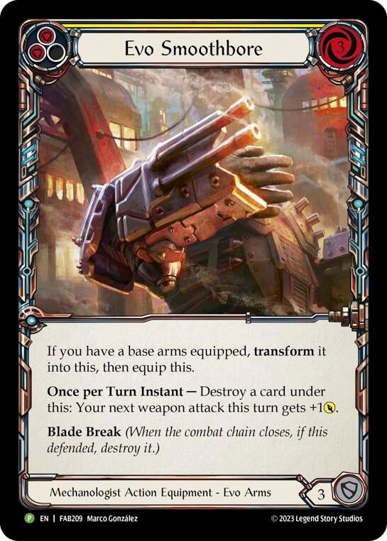 Evo Smoothbore [FAB209] (Promo) Rainbow Foil
