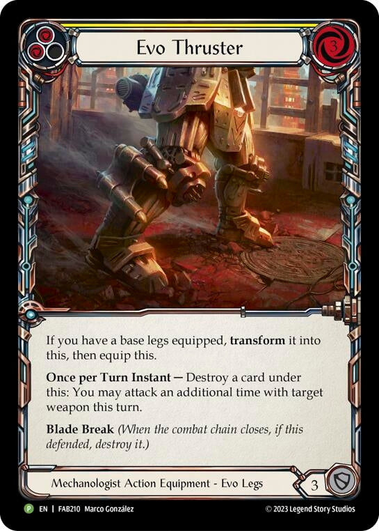 Evo Thruster [FAB210] (Promo) Rainbow Foil