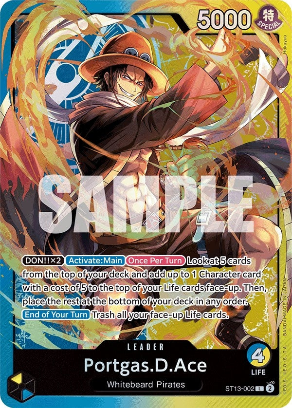 Portgas.D.Ace (ST13-002) [Ultra Deck: The Three Brothers]