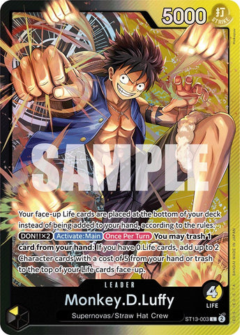 Monkey.D.Luffy (ST13-003) [Ultra Deck: The Three Brothers]