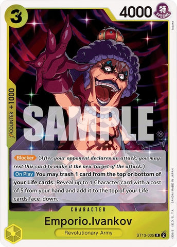 Emporio.Ivankov (ST13-005) [Ultra Deck: The Three Brothers]