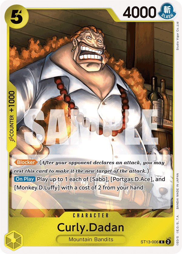 Curly.Dadan (ST13-006) [Ultra Deck: The Three Brothers]