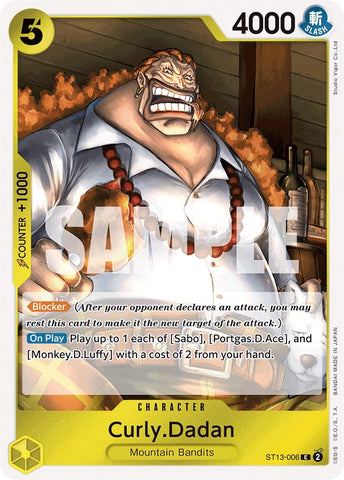Curly.Dadan (ST13-006) [Ultra Deck: The Three Brothers]