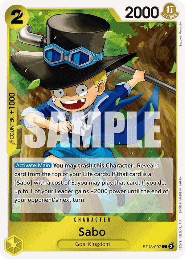 Sabo (ST13-007) [Ultra Deck: The Three Brothers]