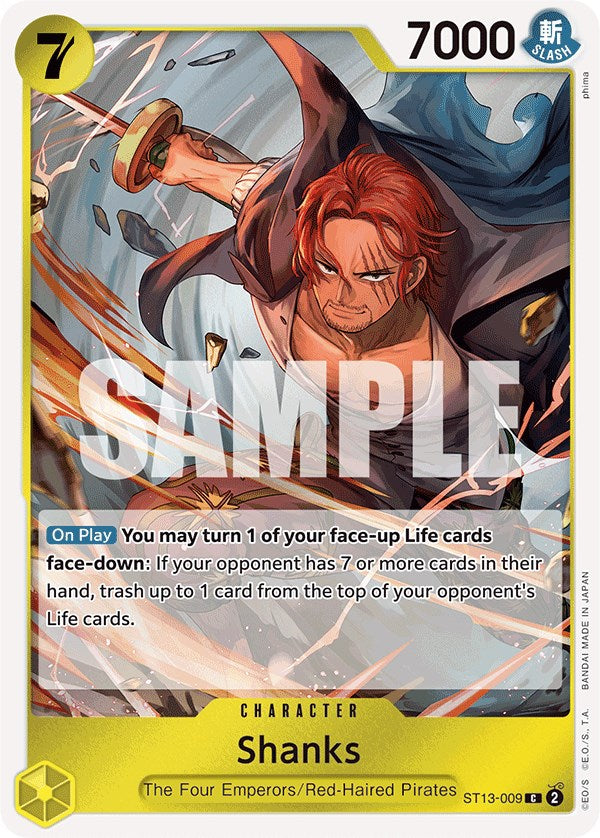 Shanks (ST13-009) [Ultra Deck: The Three Brothers]
