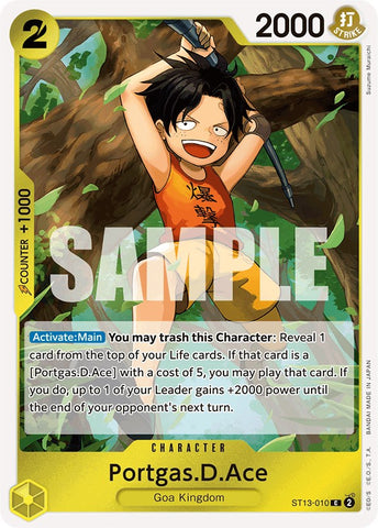 Portgas.D.Ace (ST13-010) [Ultra Deck: The Three Brothers]