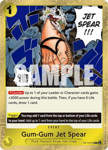 Gum-Gum Jet Spear (ST13-018) [Ultra Deck: The Three Brothers]