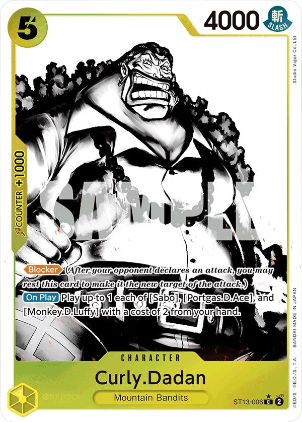 Curly.Dadan (Parallel) (ST13-006) [Ultra Deck: The Three Brothers]