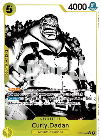 Curly.Dadan (Parallel) (ST13-006) [Ultra Deck: The Three Brothers]