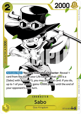 Sabo (Parallel) (ST13-007) [Ultra Deck: The Three Brothers]