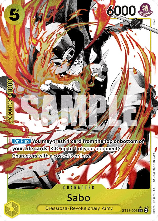 Sabo (Parallel) (ST13-008) [Ultra Deck: The Three Brothers]