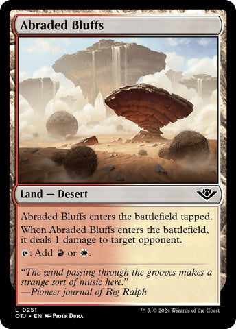 Abraded Bluffs [Outlaws of Thunder Junction]