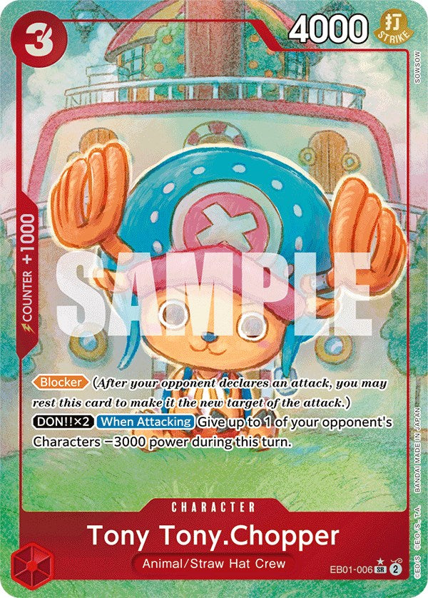 Tony Tony.Chopper (Alternate Art) (EB01-006) [Extra Booster: Memorial Collection]