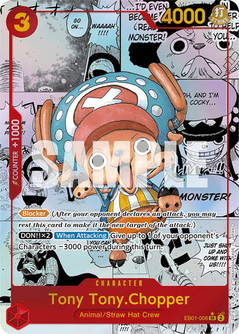 Tony Tony.Chopper (Alternate Art) (Manga) (EB01-006) [Extra Booster: Memorial Collection]