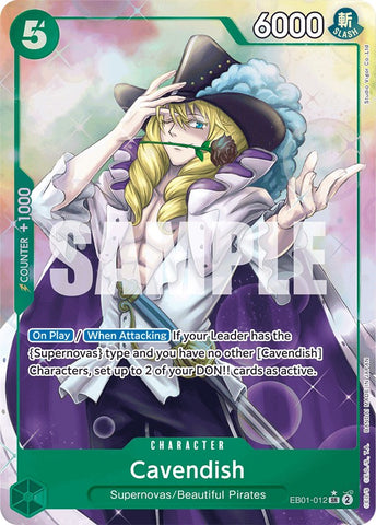 Cavendish (Alternate Art) (EB01-012) [Extra Booster: Memorial Collection]