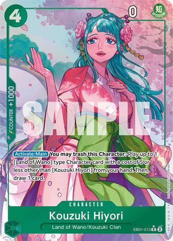 Kouzuki Hiyori (Alternate Art) (EB01-013) [Extra Booster: Memorial Collection]