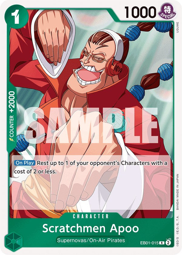 Scratchmen Apoo (EB01-015) [Extra Booster: Memorial Collection]