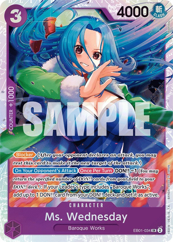 Ms. Wednesday (EB01-034) [Extra Booster: Memorial Collection]