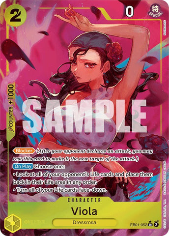 Viola (Alternate Art) (EB01-052) [Extra Booster: Memorial Collection]