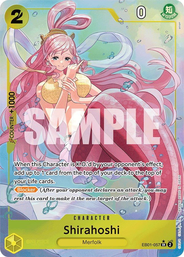 Shirahoshi (Alternate Art) (EB01-057) [Extra Booster: Memorial Collection]