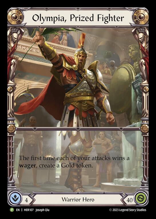 Olympia, Prized Fighter [HER107] (Promo) Rainbow Foil