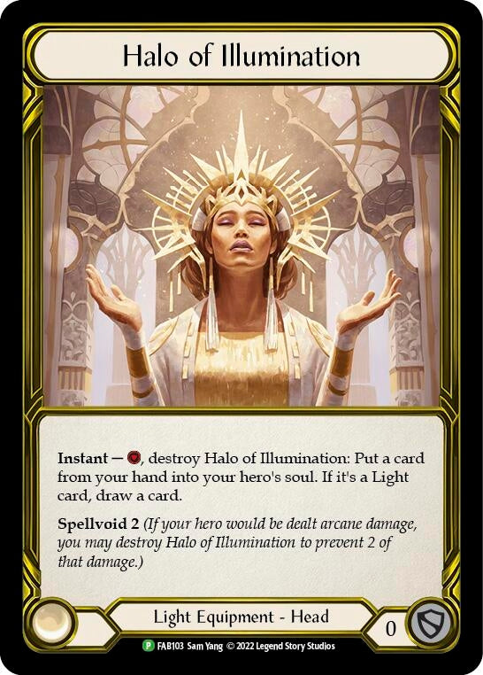 Halo of Illumination (Golden) [FAB103] (Promo) Cold Foil
