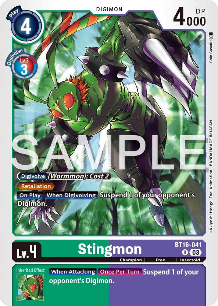 Stingmon [BT16-041] [Beginning Observer]