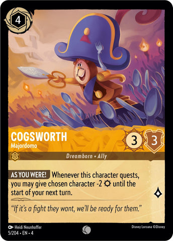 Image for Cogsworth (5/204) [Ursula's Return]