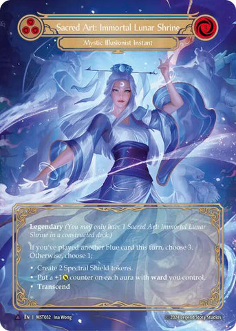 Sacred Art: Immortal Lunar Shrine // Inner Chi (Marvel) [MST032] (Part the Mistveil)  Cold Foil