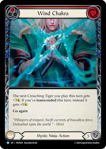 Wind Chakra (Red) [MST054] (Part the Mistveil)  Rainbow Foil