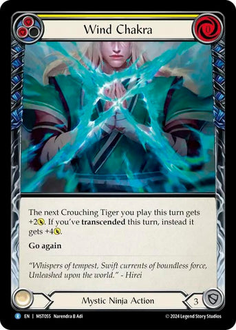 Wind Chakra (Yellow) [MST055] (Part the Mistveil) Rainbow Foil