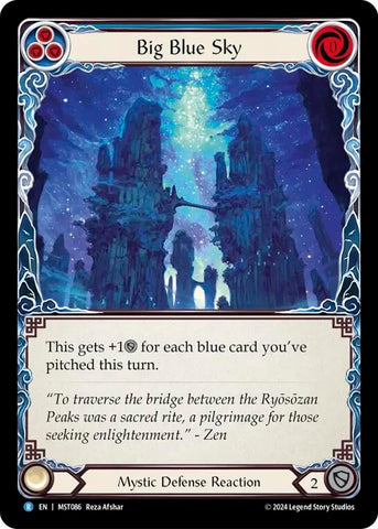 Big Blue Sky [MST086] (Part the Mistveil) Rainbow Foil