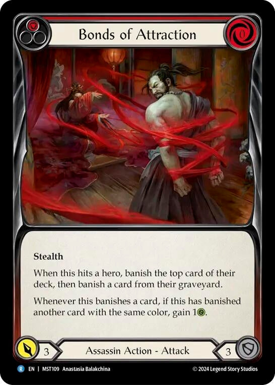 Bonds of Attraction (Red) [MST109] (Part the Mistveil) Rainbow Foil