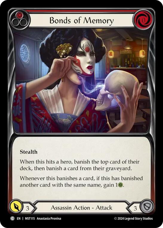 Bonds of Memory (Red) [MST115] (Part the Mistveil)  Rainbow Foil