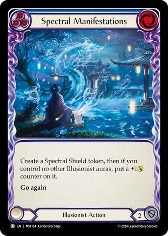 Spectral Manifestations (Blue) [MST154] (Part the Mistveil)  Rainbow Foil