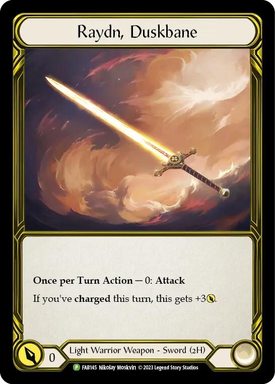 Raydn, Duskbane (Golden) [FAB145] (Promo) Cold Foil