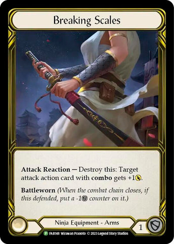 Breaking Scales (Golden) [FAB148] (Promo) Cold Foil