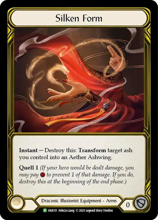 Silken Form (Golden) [FAB151] (Promo) Cold Foil