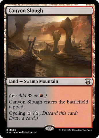 Canyon Slough (Ripple Foil) [Modern Horizons 3 Commander]
