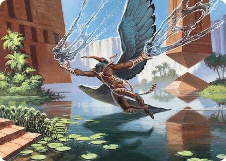 Nadu, Winged Wisdom Art Card [Modern Horizons 3 Art Series]