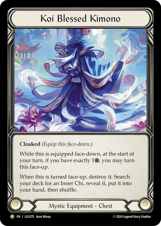 Koi Blessed Kimono [LGS275] (Promo) Rainbow Foil