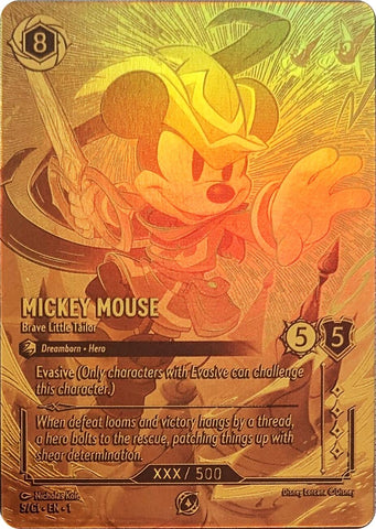 Mickey Mouse - Brave Little Tailor (5) [Disney Lorcana Promo Cards]