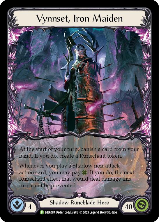 Vynnset, Iron Maiden [HER087] (Promo) Cold Foil
