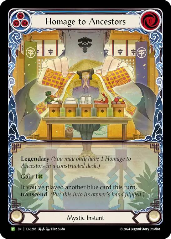 Homage to Ancestors // Inner Chi [LGS283] (Promo) Rainbow Foil
