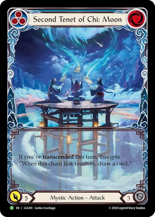 Second Tenet of Chi: Moon [LGS301] (Promo) Rainbow Foil