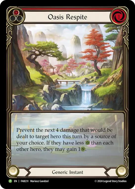 Oasis Respite [UPR221] (Promo) Rainbow Foil